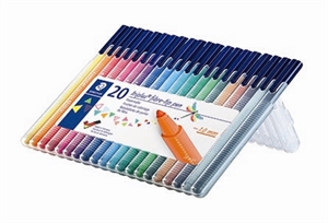 Staedtler Fiberpen Triplus Color 1,0mm zestaw (20)